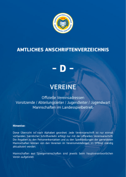 vereine - Landesfußballverband Mecklenburg