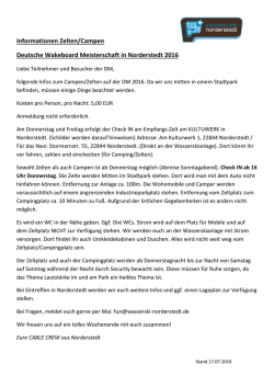 Informationen CampenZelten