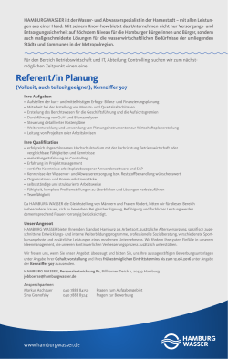 Referent/in Planung
