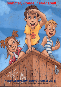 Sommer, Sonne, Ferienspaß