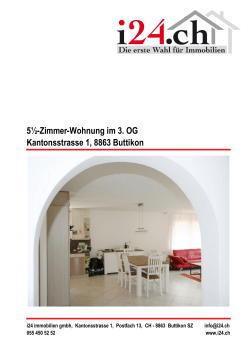 5½-Zimmer-Wohnung im 3. OG Kantonsstrasse 1