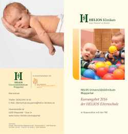 Helios - Die Elternschule stellt sich und Ihr Programm vor