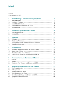 Inhalt - STARK Verlag