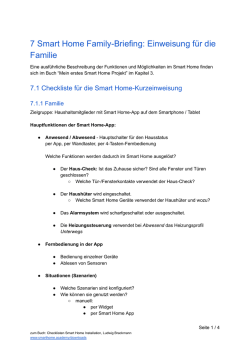 7 – Smart Home Family-Briefing