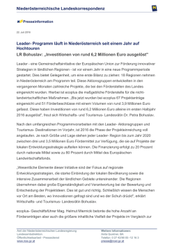 Seite als PDF speichern - Das Land Niederösterreich