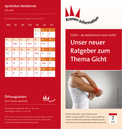 Kronen Information Juli 2016