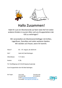 Hallo Zusammen! - kjg-bad