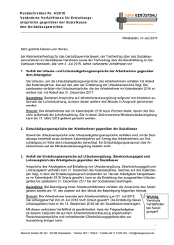 Nachricht lesen - Sozialkasse des Ger&uuml;stbaugewerbes