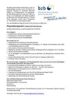 Ihre Aufgaben - Boxdorfer Werkstatt