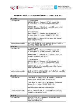 HORARIOS 2006-07