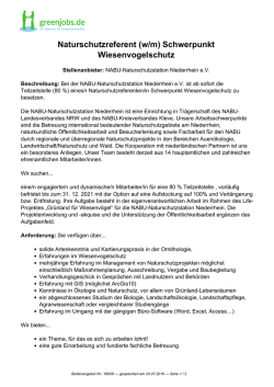 Dieses Stellenangebot als PDF speichern