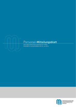 Personal-Mitteilungsblatt