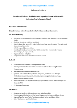 PDF Fachärztin/Facharzt für Kinder