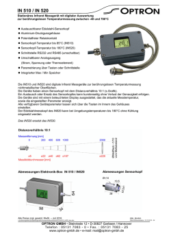 IN 510 / IN 520 - bei der Optron GmbH