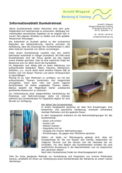 Informationsblatt Dunkelretreat (PDF