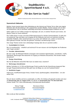 Stammtisch Webseite