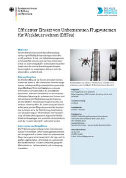EffFeu - Forschung f&uuml;r die zivile Sicherheit