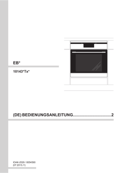 Bedienungsanleitung - Amica International GmbH