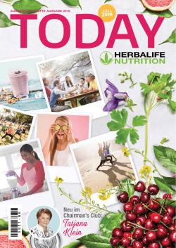 Tatjana Klein - Herbalife Today Magazine
