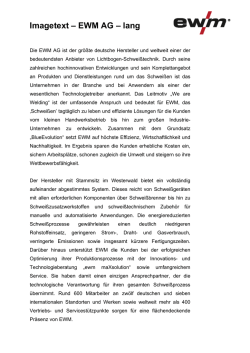 Imagetext &ndash; EWM AG &ndash; lang