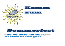 Komm zum Sommerfest