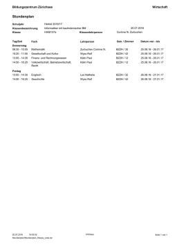 Informatiker mit Kaufm. BM 1.