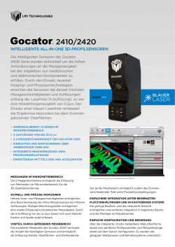 intelligente all-in-one 3d-profilsensoren blauer