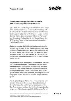 Pressemitteilung Stadtwerke München