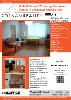 Druck - Immobilien der Slowakei
