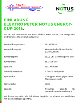 Elektro Peter NOTUS Cup 16.07.2016_ - Budo-Verein