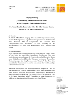 in der Kategorie &bdquo;Elektronische Medien&ldquo;