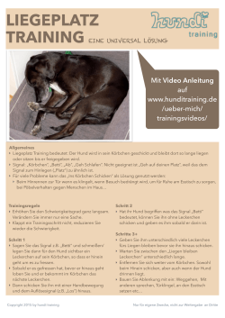 pdf Dokument - Hundi Training