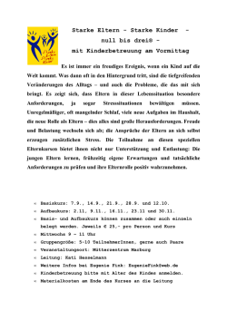 Starke Eltern 0-3 f&uuml;r M&uuml;ze September 2016 Infozettel