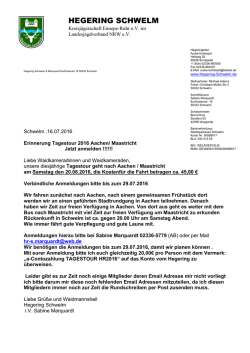 HEGERING SCHWELM
