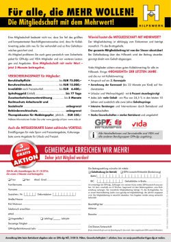 Für alle, die MEHR WOLLEN! - Betriebsrat des NÖ Hilfswerks