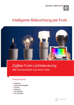 Intelligente Beleuchtung per Funk