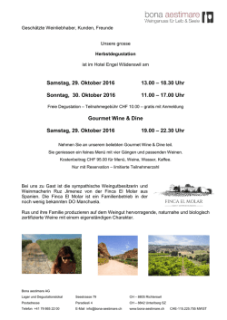 Herbstdegustation