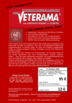 INFO - veteranenfahrt