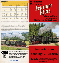 17. Juli 2016 Schönbuchbahn Böblingen-Dettenhausen