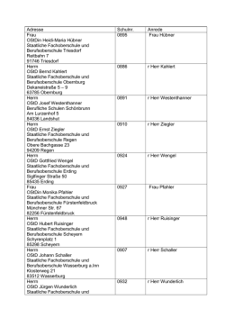 Weitere Vorklassen ab 2016/17