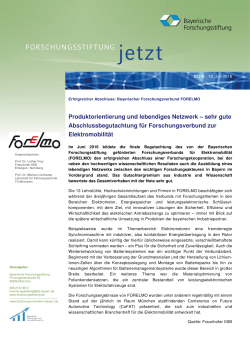 Newsletter - Bayerische Forschungsstiftung