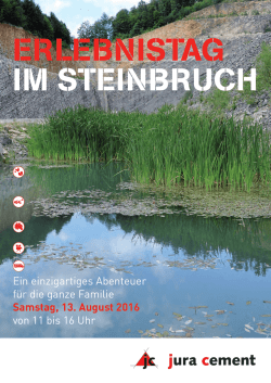 Ein einzigartiges Abenteuer f&uuml;r die ganze Familie Samstag, 13