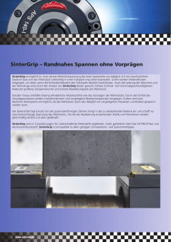 SinterGrip - SMW Stationary Workholding