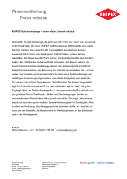 Pressemitteilung Press release