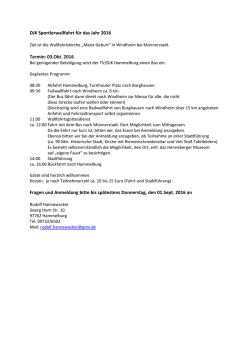 DJK Sportlerwallfahrt f&uuml;r das Jahr 2016 Termin: 03.Okt. 2016 Fragen