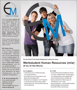 Werkstudent Human Resources (m/w)