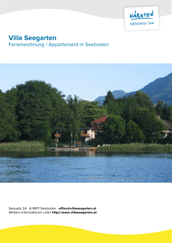 Villa Seegarten in Seeboden
