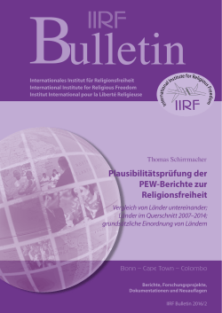 Die Fassung als IIRF-Bulletin 2/2016