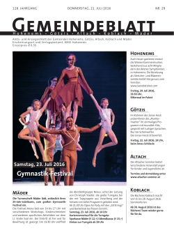 Gymnastik-Festival