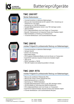 Batterieprüfgeräte - ICS Schneider Messtechnik GmbH
